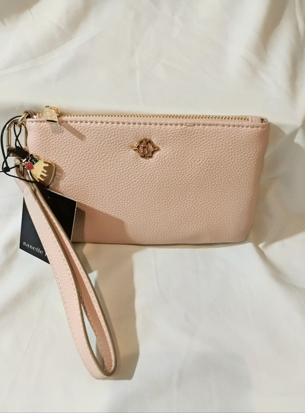 Nanette Lepore Pink Wristlet Clutch Wallet Pouch Women’s Small Handbag NWT